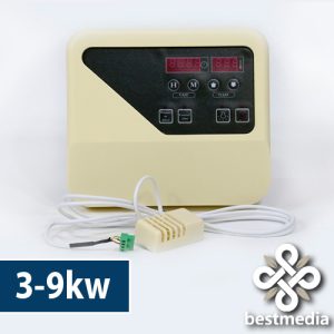 פיקוד דיגיטלי לתנור סאונה בטווח 3-9 KW