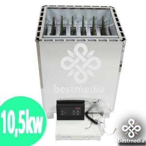 תנור סאונה יבשה נירוסטה 10.5KW