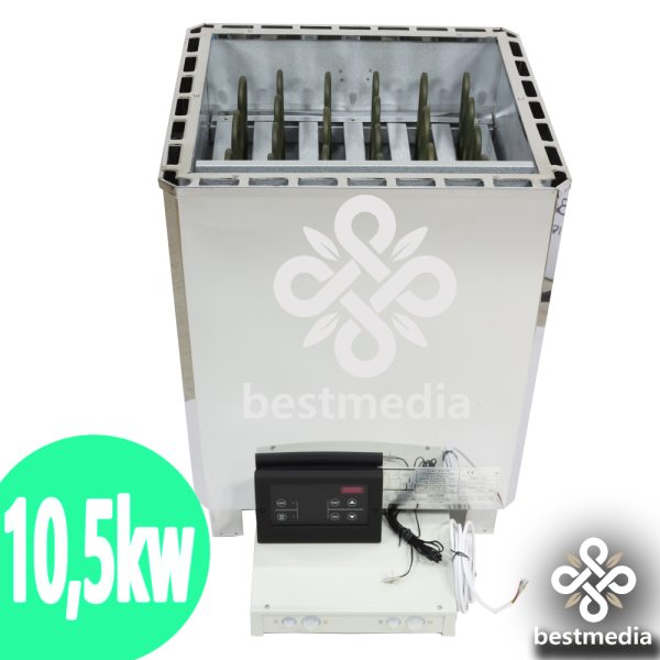 תנור סאונה יבשה נירוסטה 10.5KW