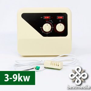 פיקוד חיצוני לתנור סאונה בספק 3-9 KW